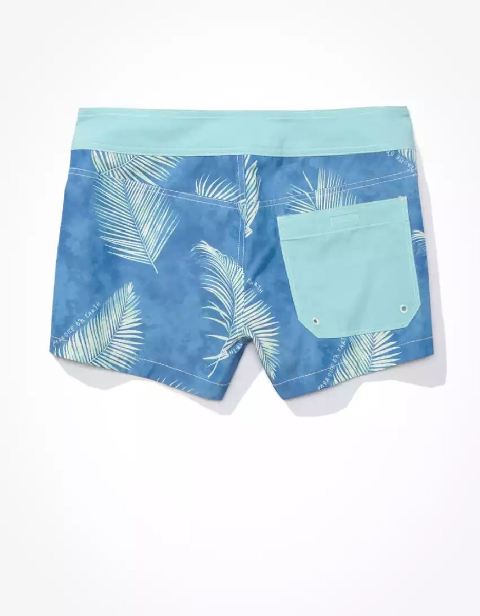 Shorts American Eagle AE x Outer Banks Board Bleu Femme | HHS-86227869